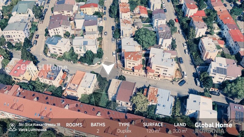 Vatra Luminoasa Duplex - Vila Arhitectura Originala | Teren 200MP - 4 Camere