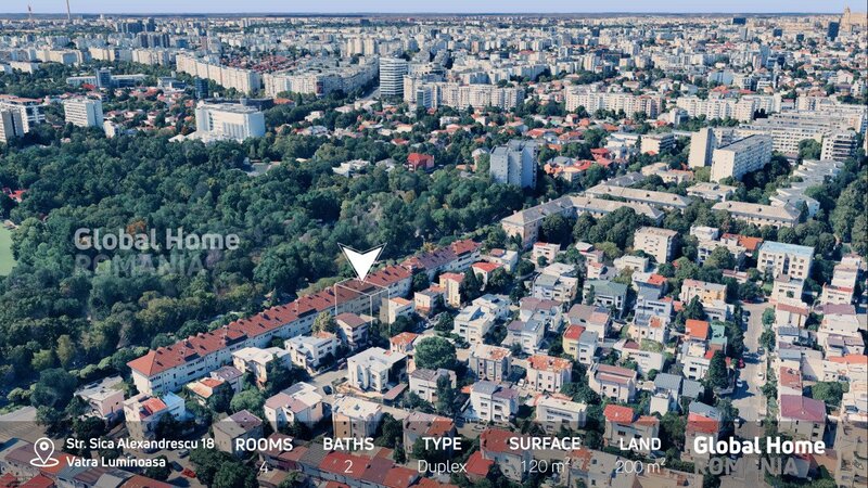 Vatra Luminoasa Duplex - Vila Arhitectura Originala | Teren 200MP - 4 Camere